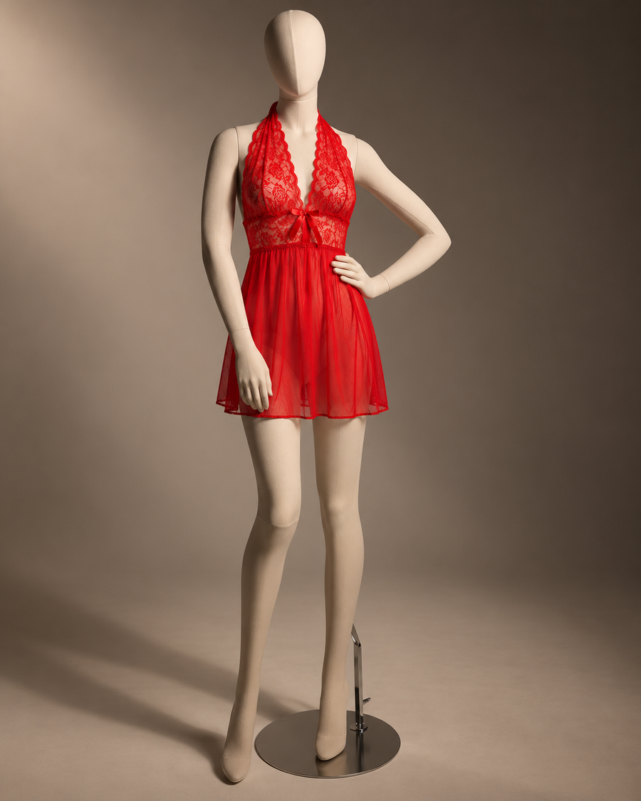 Scarlet Kiss Lace Babydoll