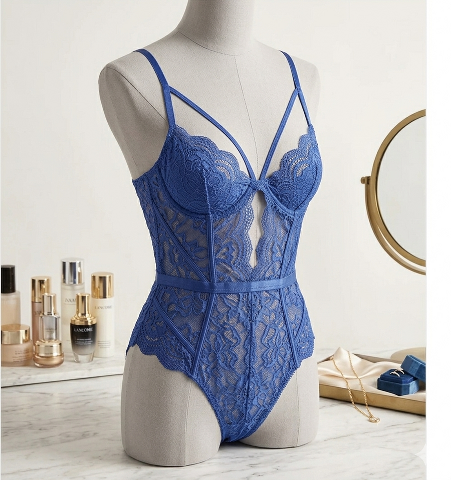 Lace Plunge Teddy