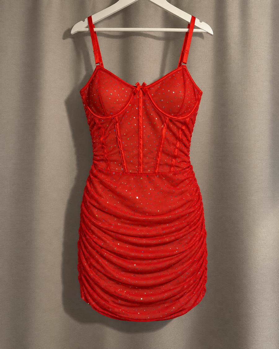 Red Starlight Corset Dress