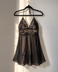 Midnight Whisper Lace Babydoll