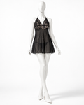 Midnight Whisper Lace Babydoll