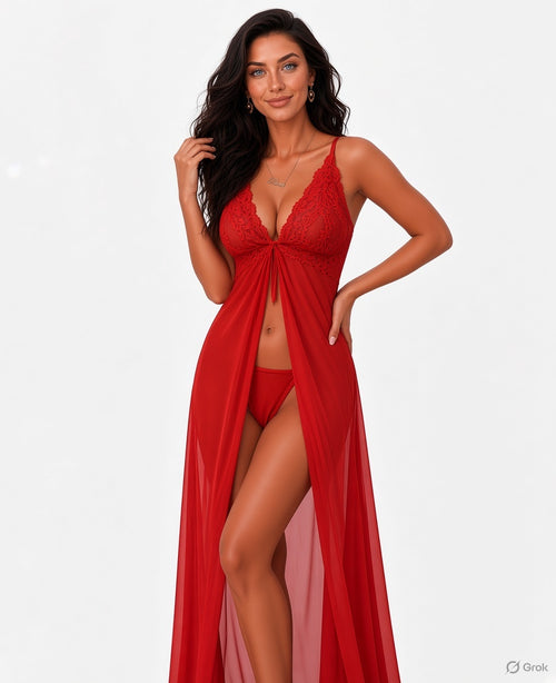 Allure Lace & Robe Set